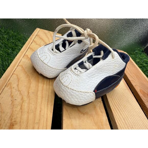 Nike-Baby Sneakers-Blue/White-Size 1B - Picture 3 of 10